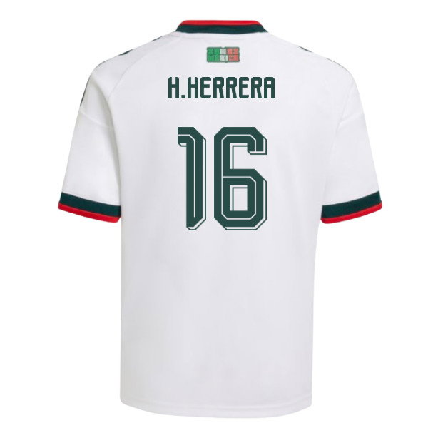 2026-2027 Mexico Away Shirt (Kids) (H.Herrera 16)-SoccerKits Hub | Buy Soccer Jerseys Online
